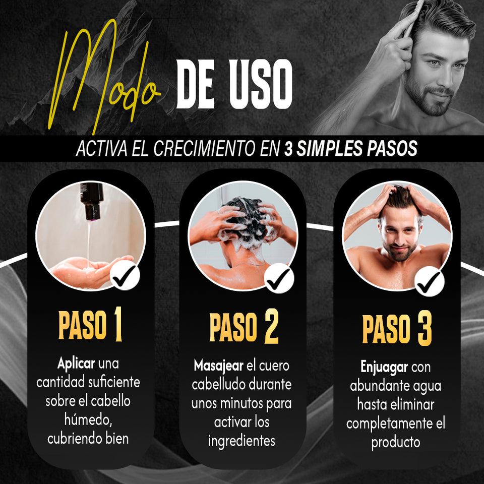 SHAMPOO CAPILAR PARA HOMBRES