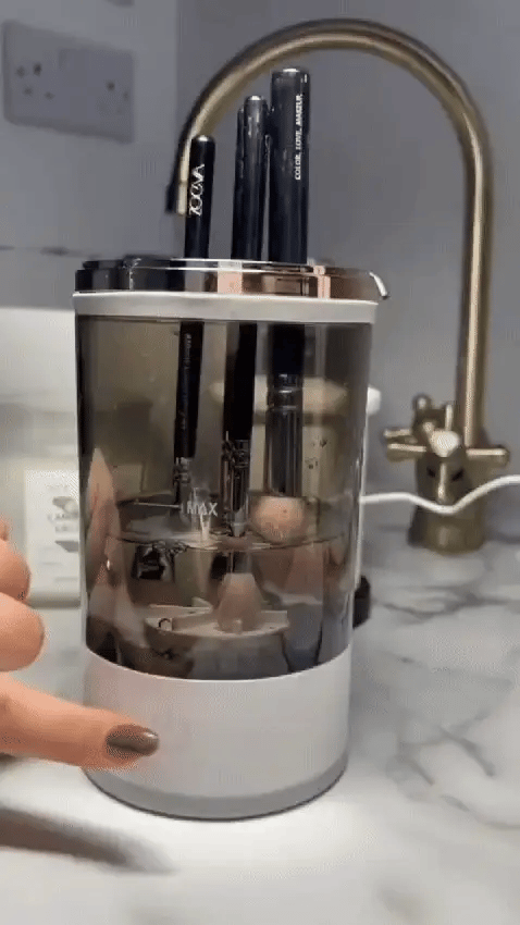 LIMPIADOR DE BROCHAS DE MAQUILLAJE ELÉCTRICO